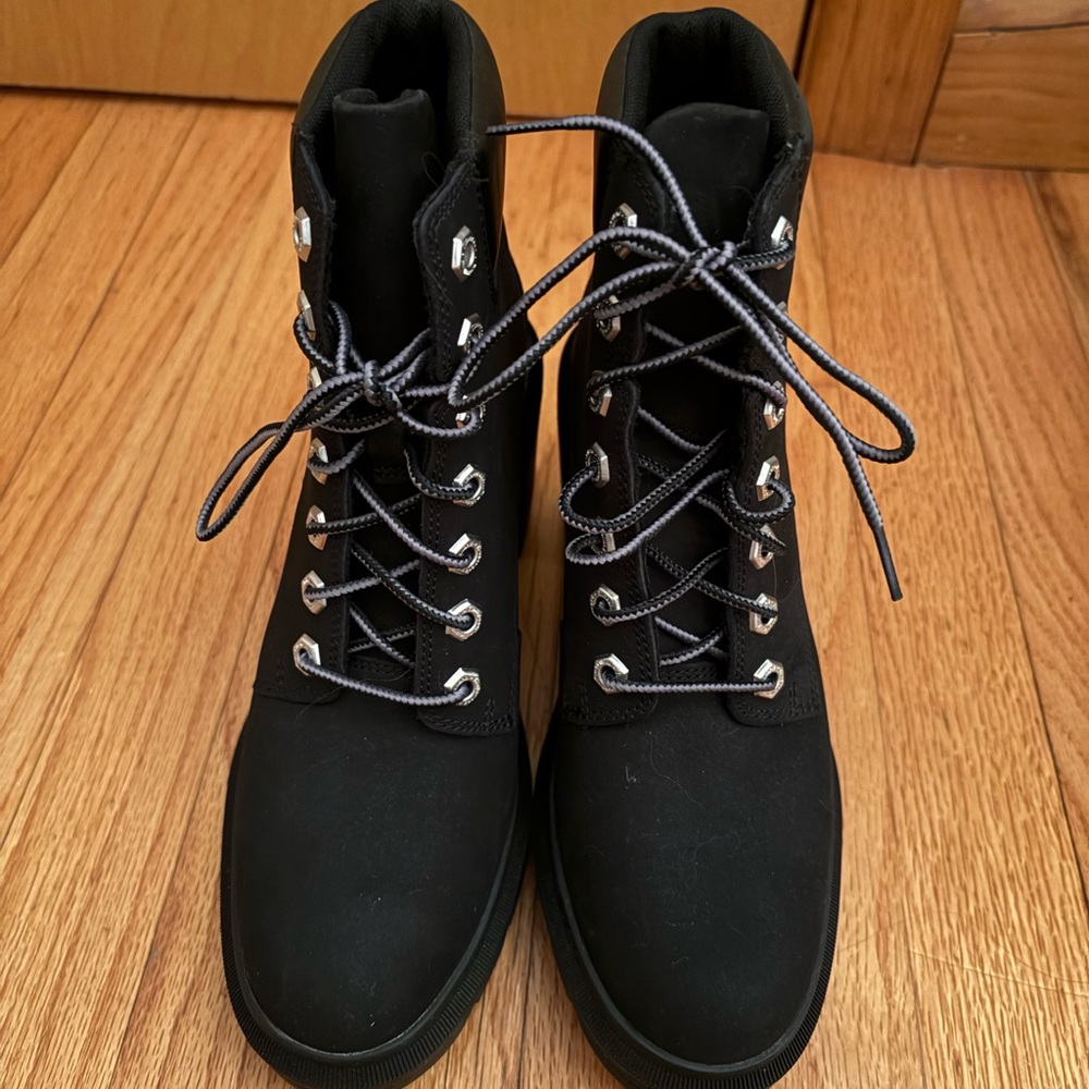 Timberland Black Heeled Boots